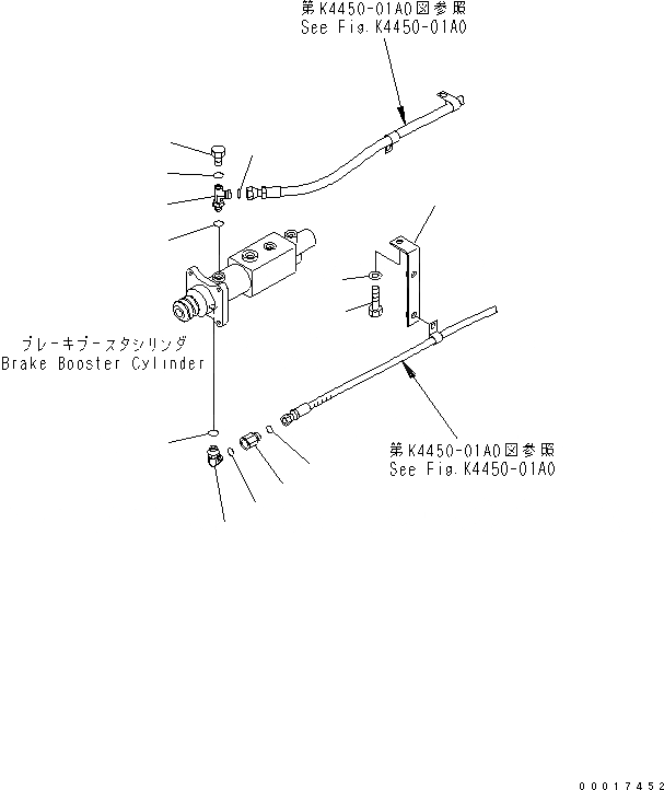Схема запчастей Komatsu WA150L-5 - ПОЛ (INCHING ТОРМОЗ.) КАБИНА ОПЕРАТОРА И СИСТЕМА УПРАВЛЕНИЯ