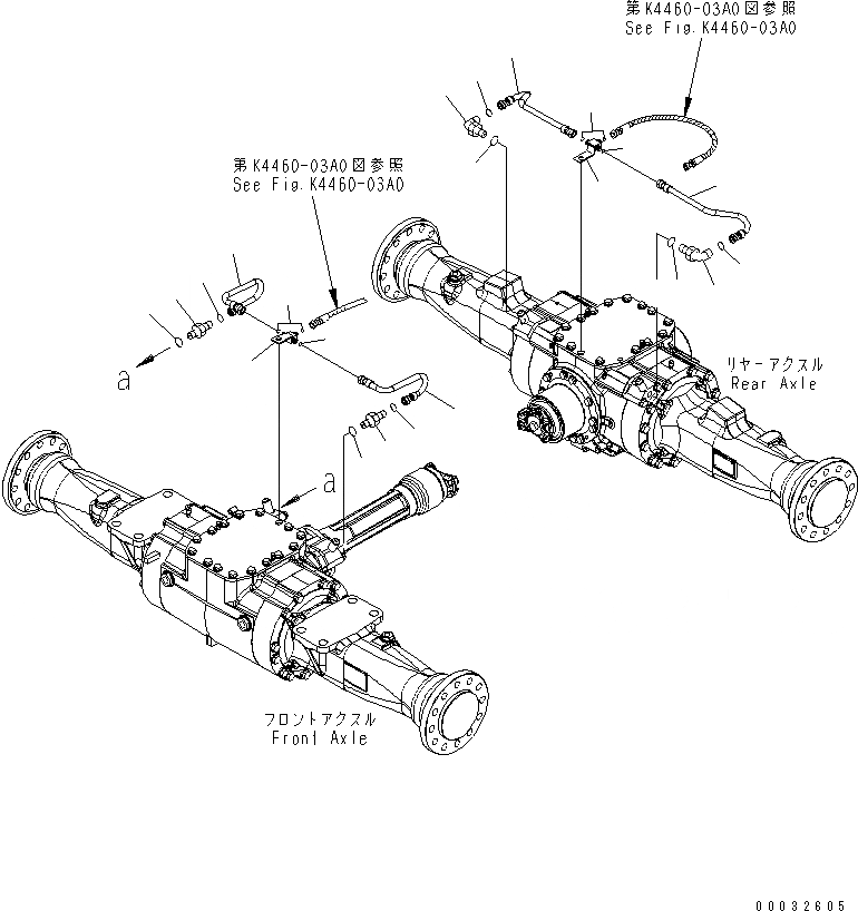 Схема запчастей Komatsu WA150L-5 - ТОРМОЗНАЯ ГИДРОЛИНИЯ(№799-) КАБИНА ОПЕРАТОРА И СИСТЕМА УПРАВЛЕНИЯ