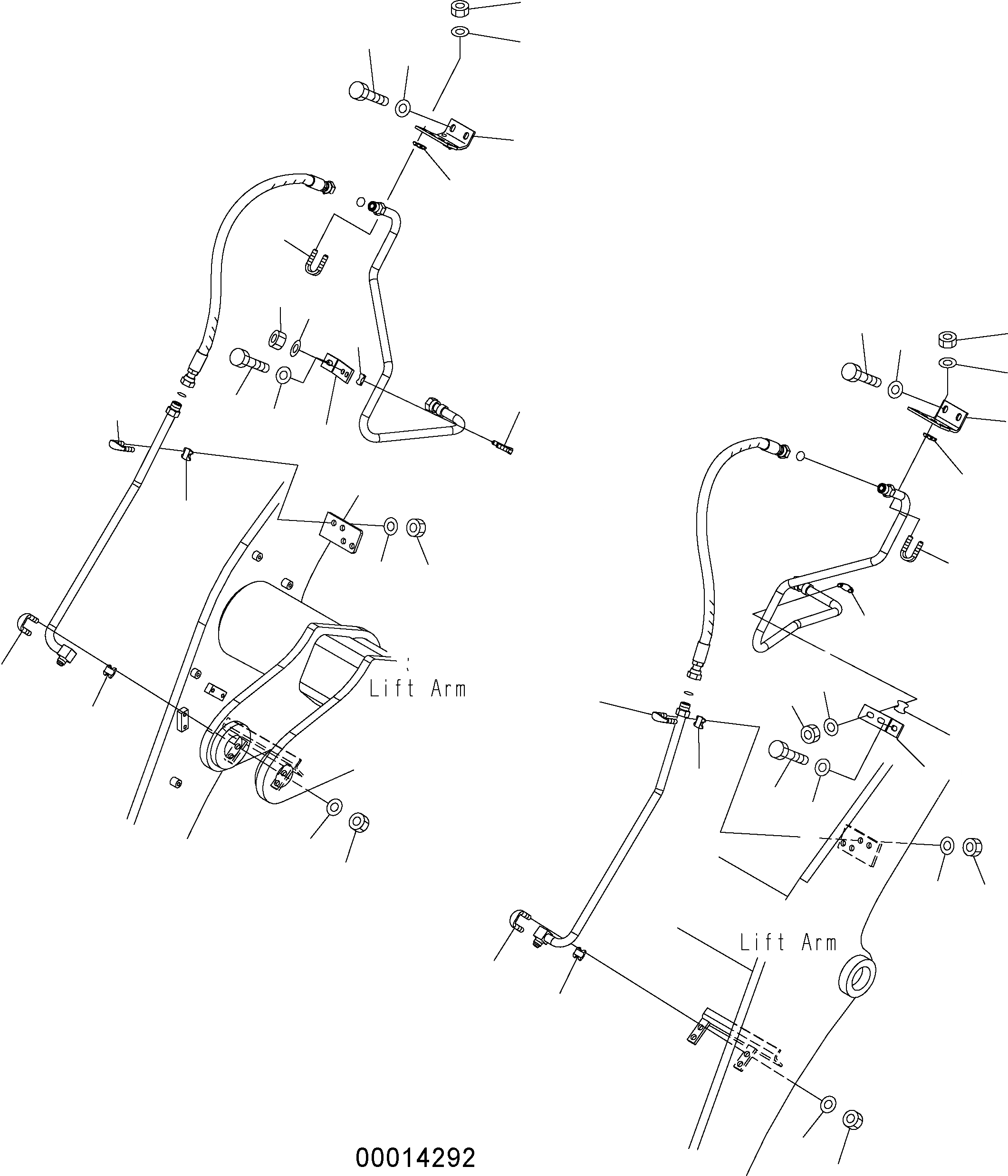 Схема запчастей Komatsu WA150PZ-5 - ГИДРОЛИНИЯ (ТРУБЫ КРЕПЛЕНИЕ 3-Х СЕКЦИОНН. КЛАПАН) H ГИДРАВЛИКА