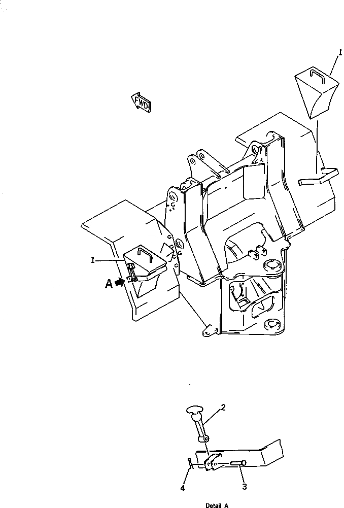 Схема запчастей Komatsu WA180-1 - КОЛЕСА СТОПОР (TBG/ABE СПЕЦ-Я.) СПЕЦ. APPLICATION ЧАСТИ