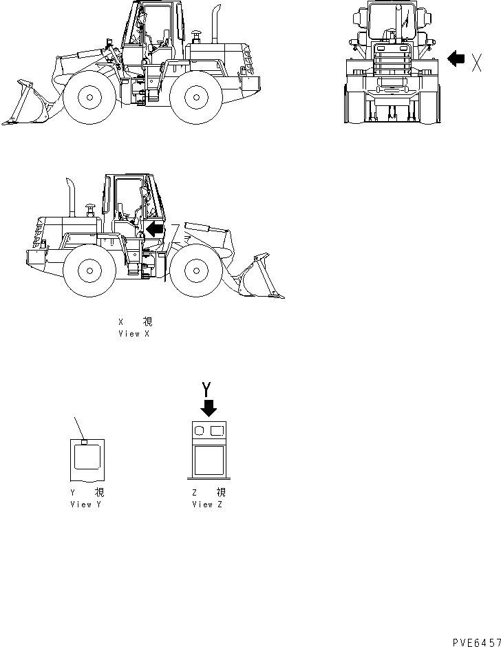 Схема запчастей Komatsu WA180L-3 - ПОЛ ТАБЛИЧКИ (С ECSS) КАБИНА ОПЕРАТОРА И СИСТЕМА УПРАВЛЕНИЯ
