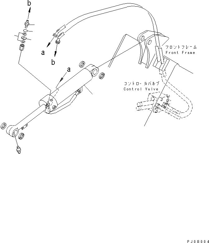 Схема запчастей Komatsu WA180L-3 - ГИДРОЦИЛИНДР КОВША (ГИДРОЦИЛИНДР КОВША И ТРУБЫ) РАБОЧЕЕ ОБОРУДОВАНИЕ