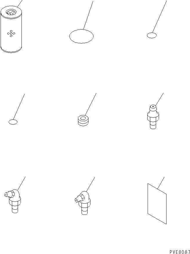 Схема запчастей Komatsu WA180PT-3 - ЗАП. ЧАСТИ (ПОРТУГАЛ.) АКСЕССУАРЫ И ИНСТРУМЕНТ