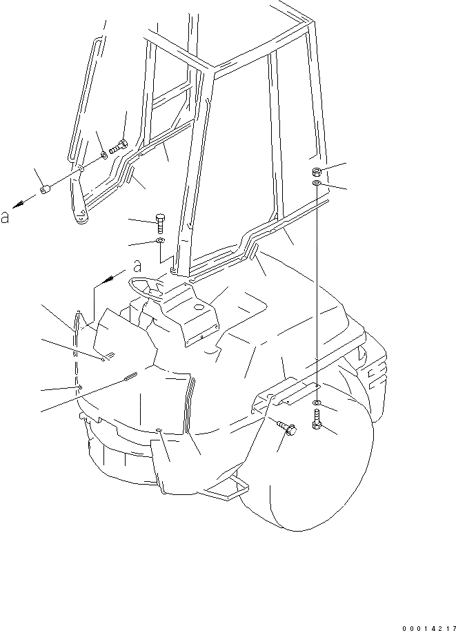Схема запчастей Komatsu WA20-2 - ЗАДН. LIGHT(№-) КАБИНА ОПЕРАТОРА И СИСТЕМА УПРАВЛЕНИЯ