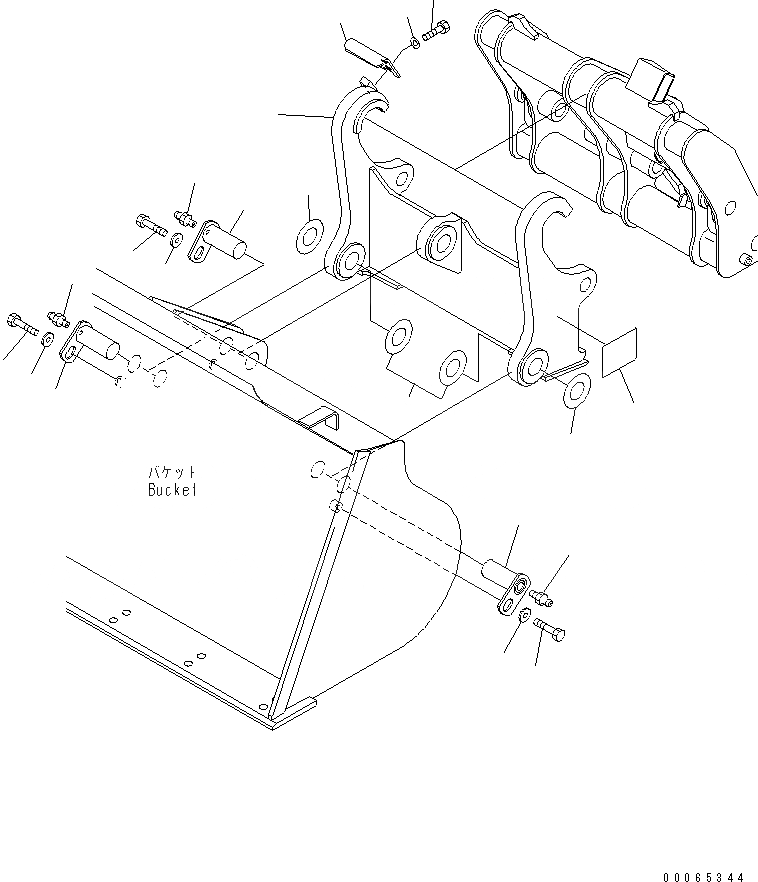 Схема запчастей Komatsu WA20-2 - СОЕДИНИТ. УСТР-ВО АДАПТЕР РАБОЧЕЕ ОБОРУДОВАНИЕ
