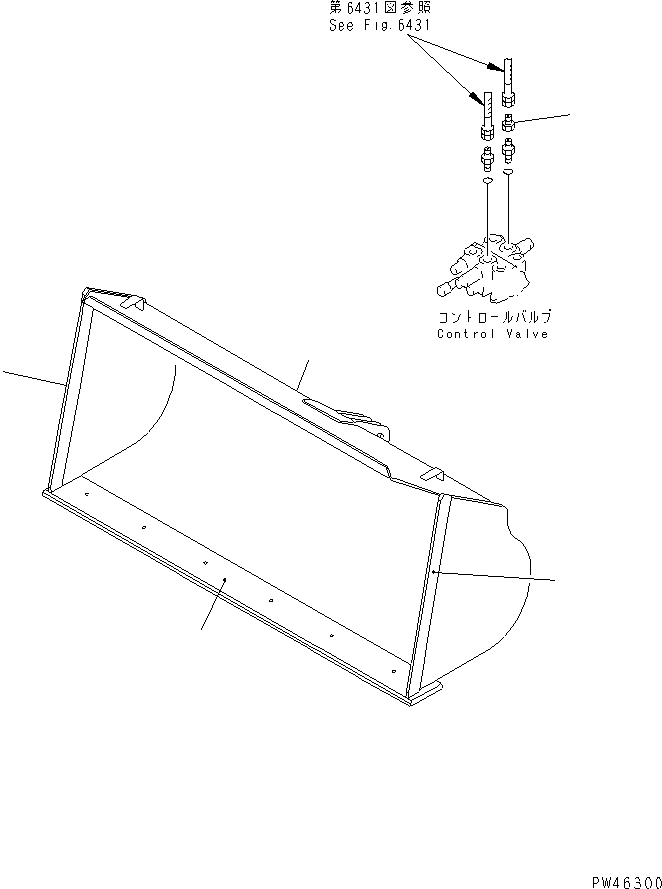 Схема запчастей Komatsu WA20-2 - КОВШ ДЛЯ ЛЕГК. МАТЕРИАЛОВ¤ .M РАБОЧЕЕ ОБОРУДОВАНИЕ