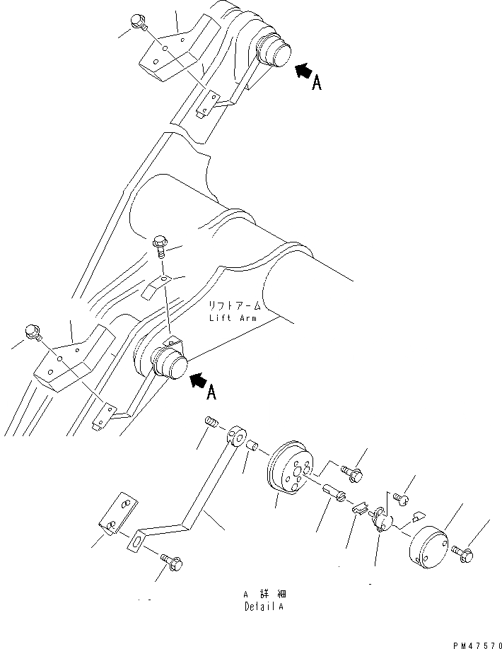 Схема запчастей Komatsu WA200-3-X - ЭЛЕКТРИКА (КОВШ АВТОМАТИЧ. УРОВЕНЬING СИСТЕМА ЛИНИЯ) (/)(№-) КОМПОНЕНТЫ ДВИГАТЕЛЯ И ЭЛЕКТРИКА