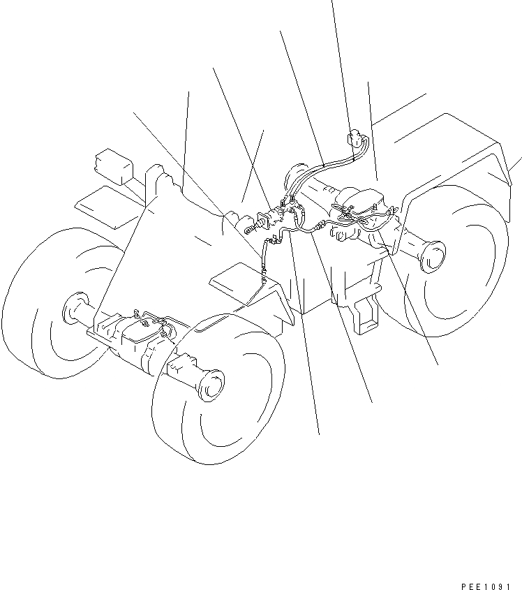 Схема запчастей Komatsu WA200-3-X - ЧАСТИ ДЛЯ ПЕРИОДИЧ. ЗАМЕНЫ (/) (ТОРМОЗ. ШЛАНГИ)(№-) КАТАЛОГИ ЗЧ