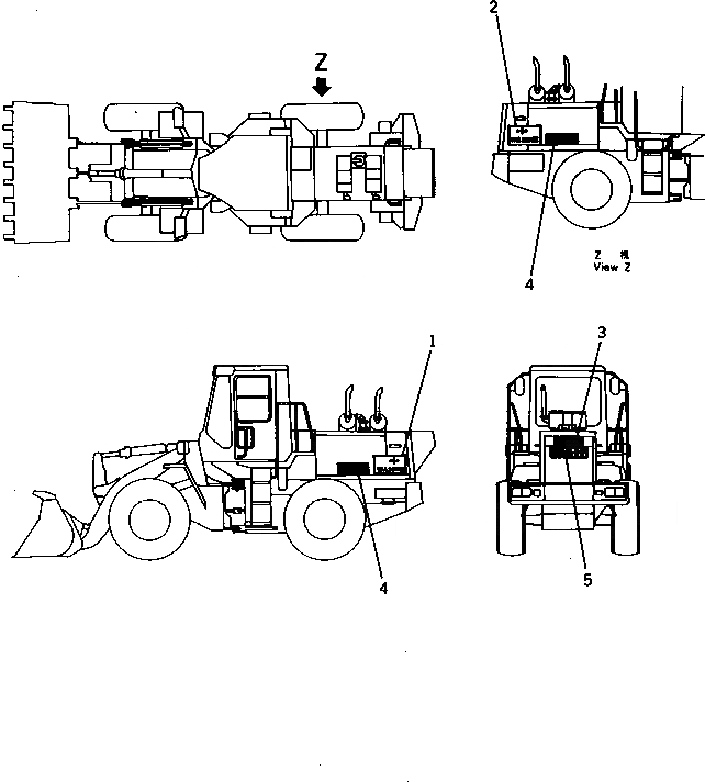 Схема запчастей Komatsu WA200-1 - NOISE ABATMENT ЧАСТИ (7/7)(№-) РАМА И ЧАСТИ КОРПУСА