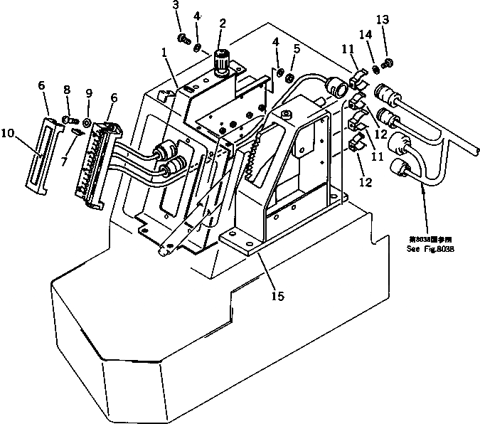 Схема запчастей Komatsu WA200-1 - КОНСОЛЬН. БЛОК¤ ПРАВ. (ДЛЯ КАБИНА ДЛЯ 2 ЧЕЛ.) СПЕЦ. APPLICATION ЧАСТИ