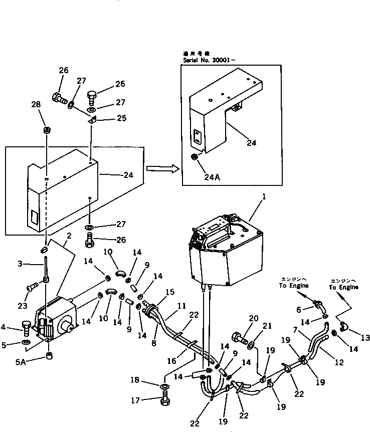 Схема запчастей Komatsu WA200-1 - ОБОГРЕВАТЕЛЬ. (/) (ДЛЯ КАБИНА ДЛЯ 2 ЧЕЛ.)(№.-) СПЕЦ. APPLICATION ЧАСТИ