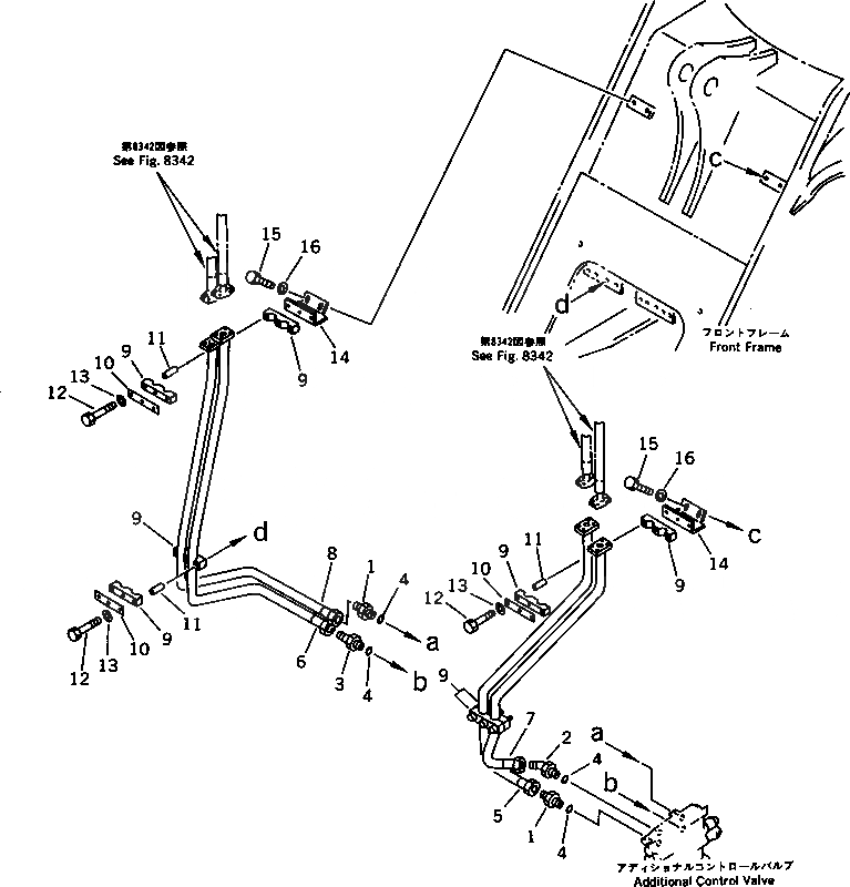 Схема запчастей Komatsu WA200-1 - ДОПОЛН. КЛАПАН ТРУБЫ (/) (ДЛЯ 2-Х СЕКЦИОНН. КЛАПАН)(№-) СПЕЦ. APPLICATION ЧАСТИ