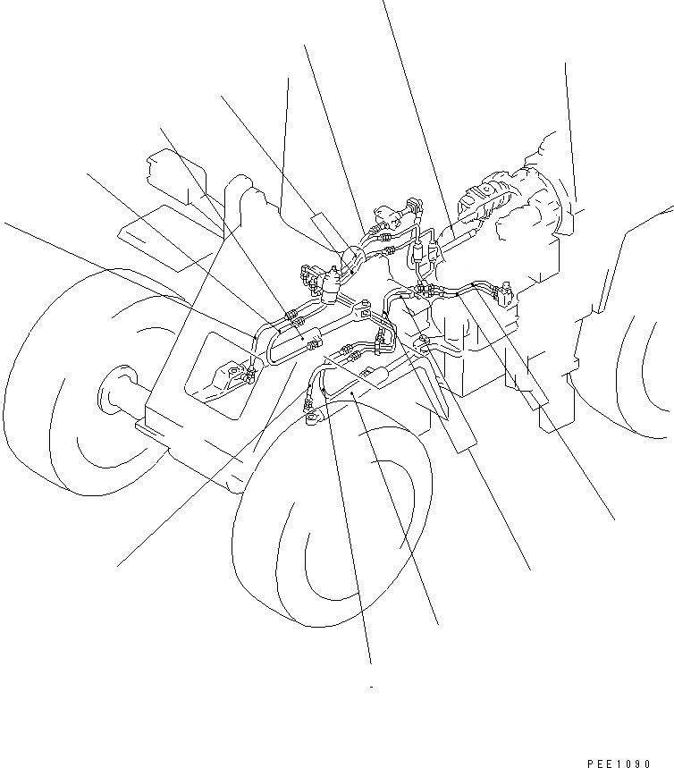Схема запчастей Komatsu WA200-3 - ЧАСТИ ДЛЯ ПЕРИОДИЧ. ЗАМЕНЫ (/) (РУЛЕВ. УПРАВЛЕНИЕ ШЛАНГИ) КАТАЛОГИ ЗЧ