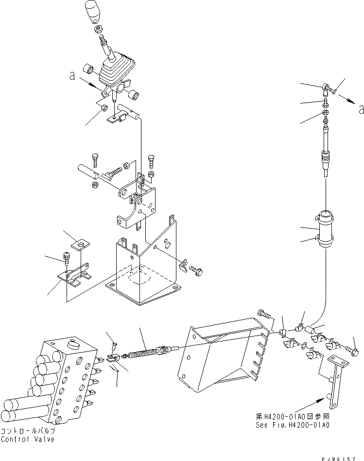 Схема запчастей Komatsu WA200-3-SN - УПРАВЛЕНИЕ ПОГРУЗКОЙ (УПРАВЛ. НАВЕСН. ОБОРУД. МЕХАНИЗМ(/)) (С 5-СЕКЦИОНН. УПРАВЛЯЮЩ. КЛАПАН ) OPERATIORS ОБСТАНОВКА И СИСТЕМА УПРАВЛЕНИЯ
