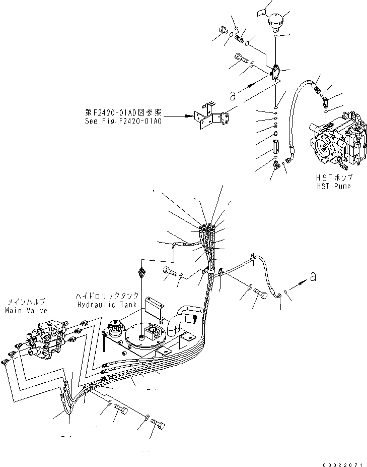 Схема запчастей Komatsu WA200-5 - ГИДРОЛИНИЯ (АККУМУЛЯТОР) (С СОЕДИНИТ. УСТР-ВО И 3-Х СЕКЦИОНН. КЛАПАН) ГИДРАВЛИКА
