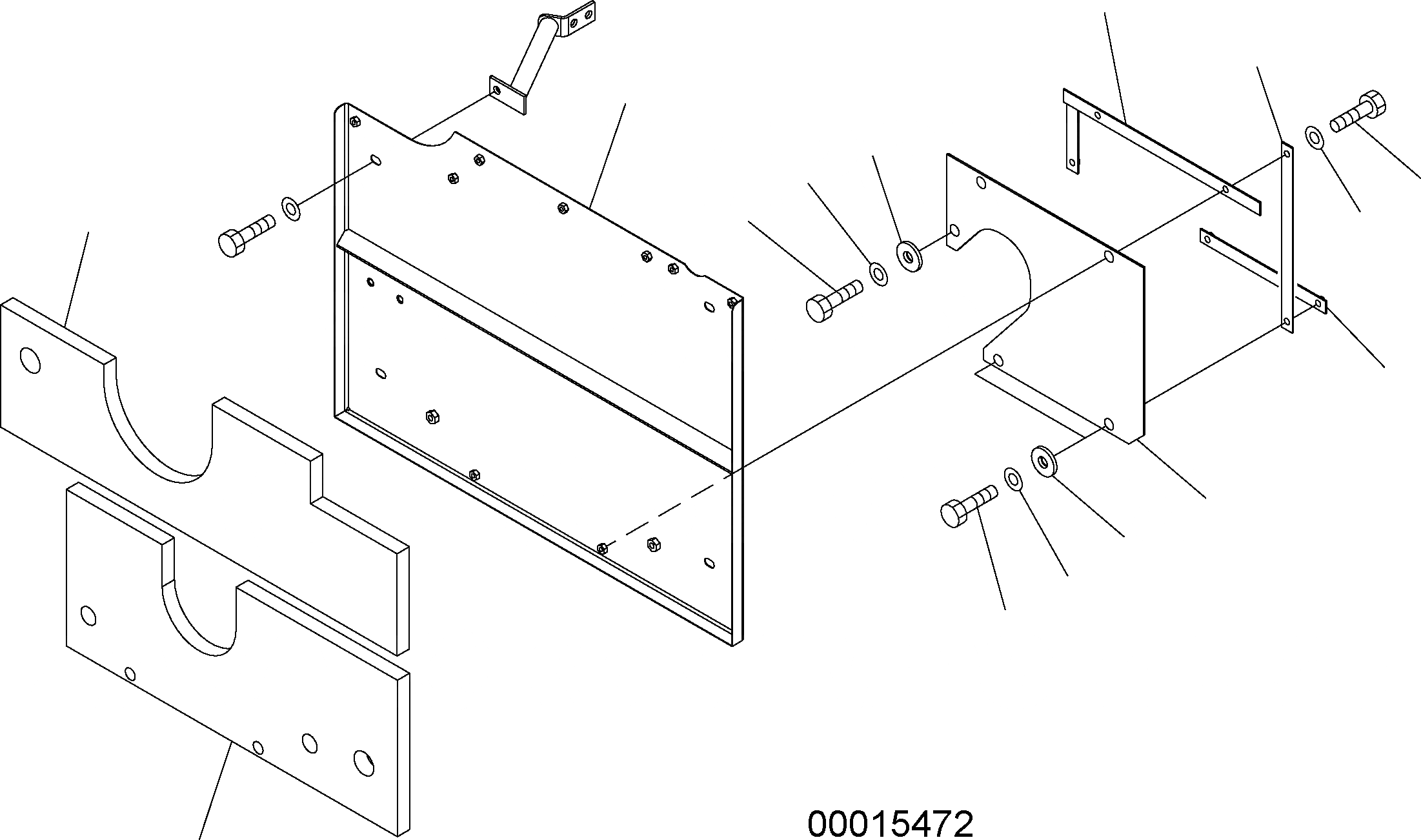 Схема запчастей Komatsu WA200-5 - РАДИАТОР (ШИР. СЕРДЦЕВИНА, BUFFLE) C СИСТЕМА ОХЛАЖДЕНИЯ