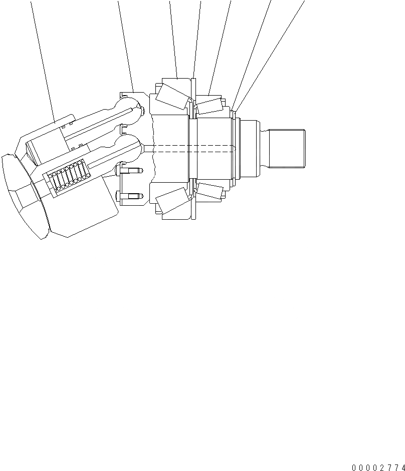 Схема запчастей Komatsu WA200-5 - МОТОР (/) Y ОСНОВН. КОМПОНЕНТЫ И РЕМКОМПЛЕКТЫ