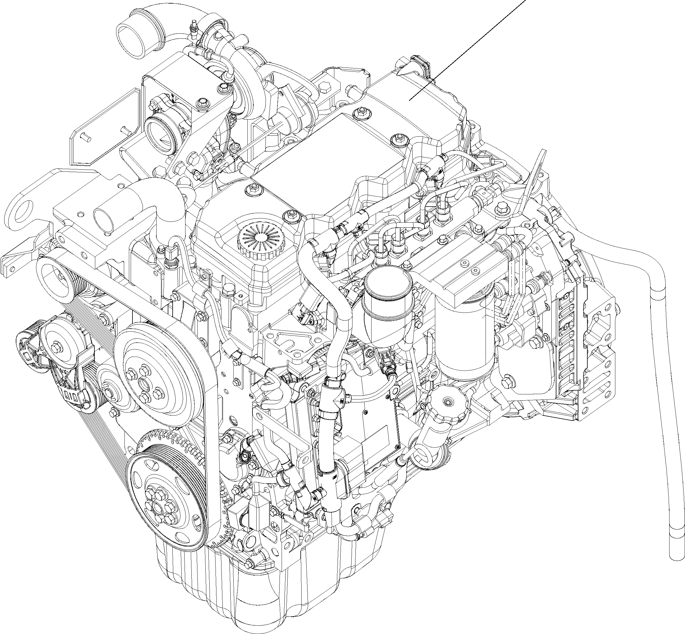 Схема запчастей Komatsu WA200PZ-6 - ДВИГАТЕЛЬ AA ДВИГАТЕЛЬ