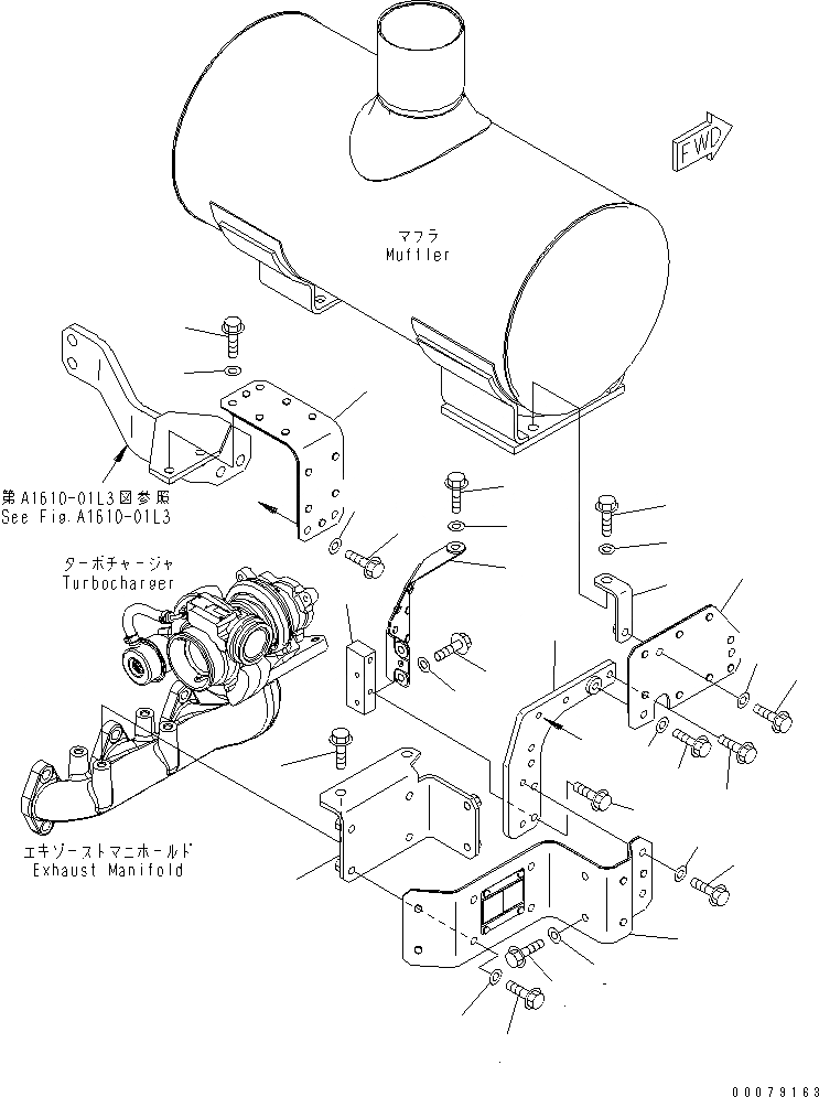 Схема запчастей Komatsu WA200PZ-6 - ТЕРМОЗАЩИТА (ДЛЯ ГЕНЕРАТОРА 90А) (ESN 77-) AA ДВИГАТЕЛЬ