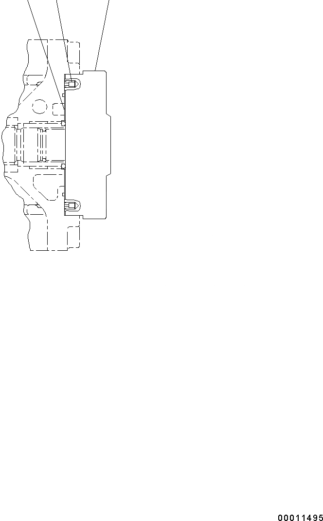 Схема запчастей Komatsu WA200PZ-6 - HYDROSTATIC ТРАНСМИССИЯ (ВНУТР. ЧАСТИ) (НАСОС) (9/) F POWER TRANSMITTING СИСТЕМА