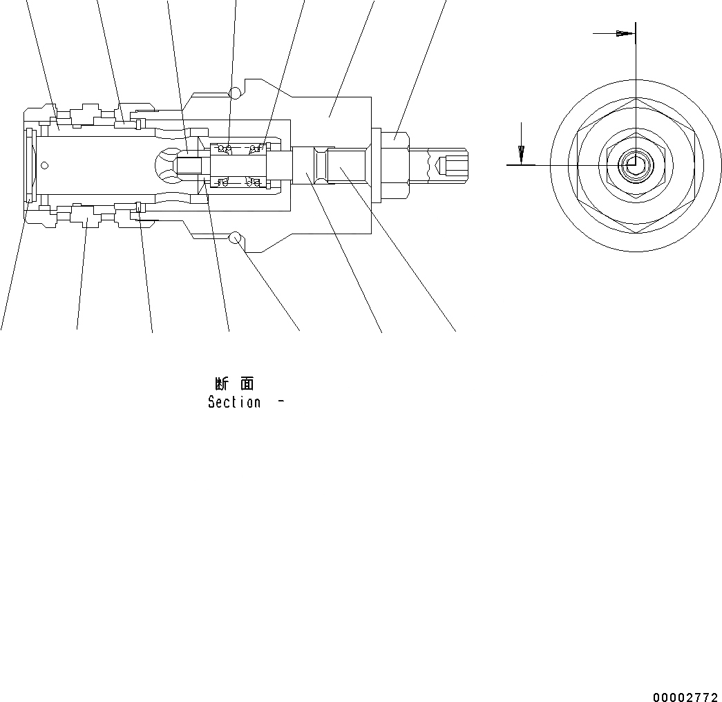 Схема запчастей Komatsu WA200PZ-6 - HYDROSTATIC ТРАНСМИССИЯ (ВНУТР. ЧАСТИ) (НАСОС) (/) F POWER TRANSMITTING СИСТЕМА