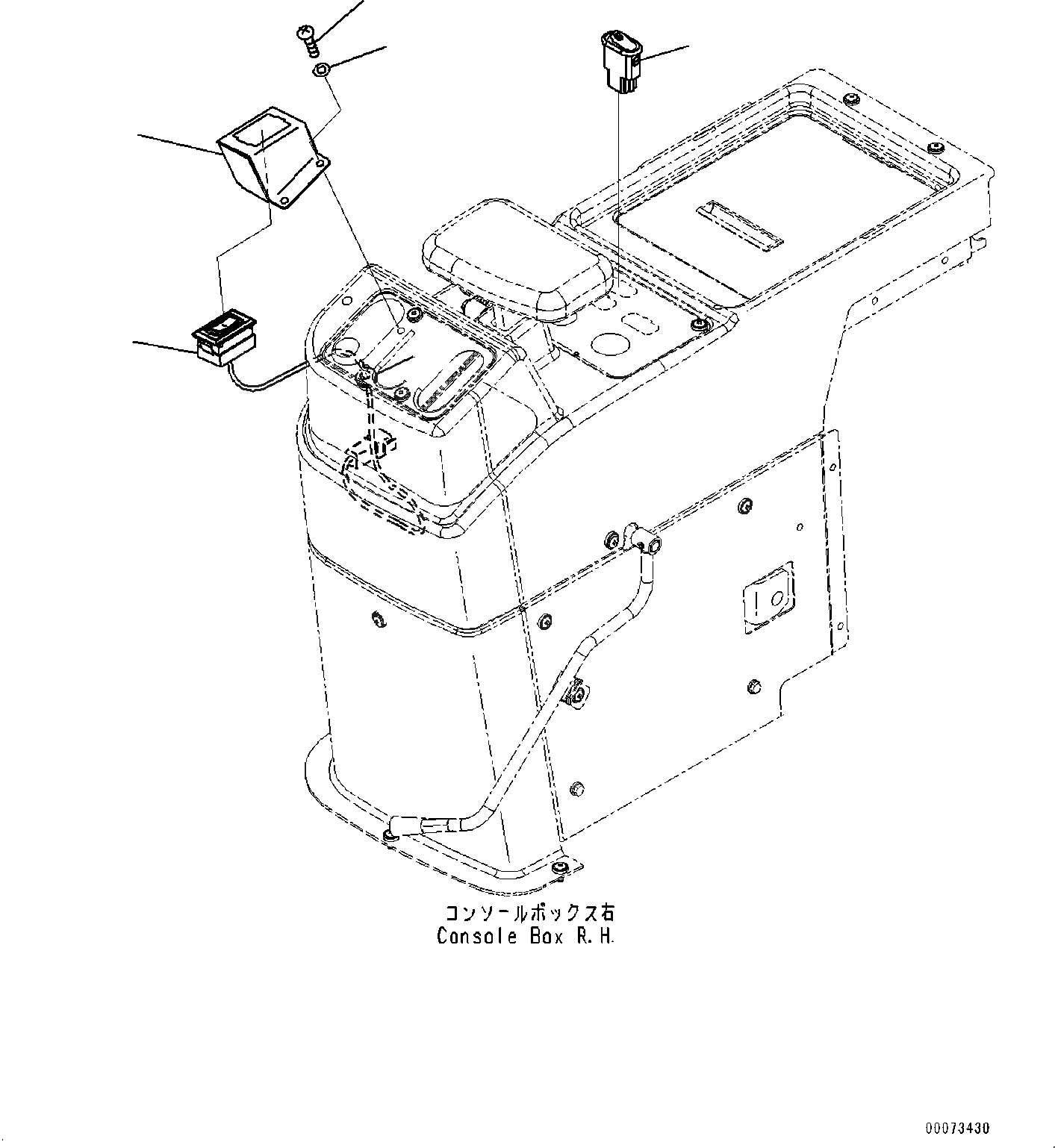 Схема запчастей Komatsu WA200PZ-6 - УПРАВЛЕНИЕ ПОГРУЗКОЙ БЛОК (С -РЫЧАГ УПРАВЛЕНИЕ ПОГРУЗКОЙ) (ПЕРЕД. RESERVE ПЕРЕКЛЮЧАТЕЛЬ) (ПЕРЕКЛЮЧАТЕЛЬ) K OPERATORґS ОБСТАНОВКА И СИСТЕМА УПРАВЛЕНИЯ