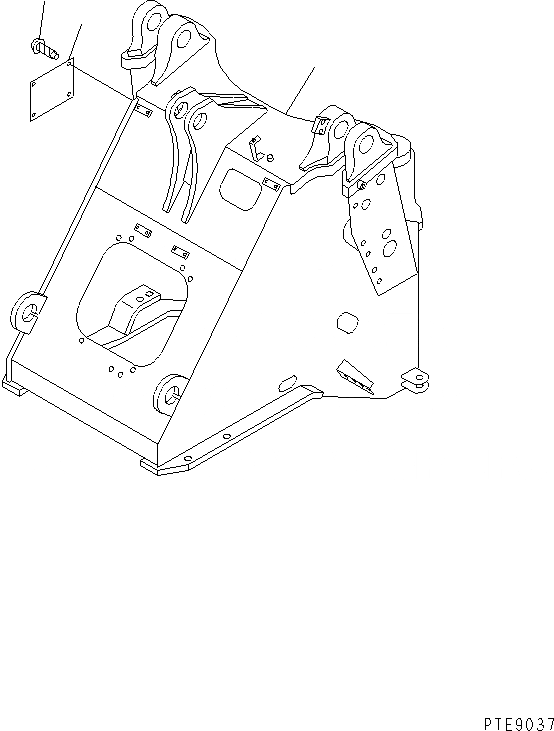 Схема запчастей Komatsu WA250-3-SN - ПЕРЕДН. РАМА (ДЛЯ 4-Х СЕКЦИОНН. УПРАВЛЯЮЩ. КЛАПАН И 5-СЕКЦИОНН. УПРАВЛЯЮЩ. КЛАПАН)(С СОЕДИНИТ. УСТР-ВО) ОСНОВНАЯ РАМА И ЕЕ ЧАСТИ