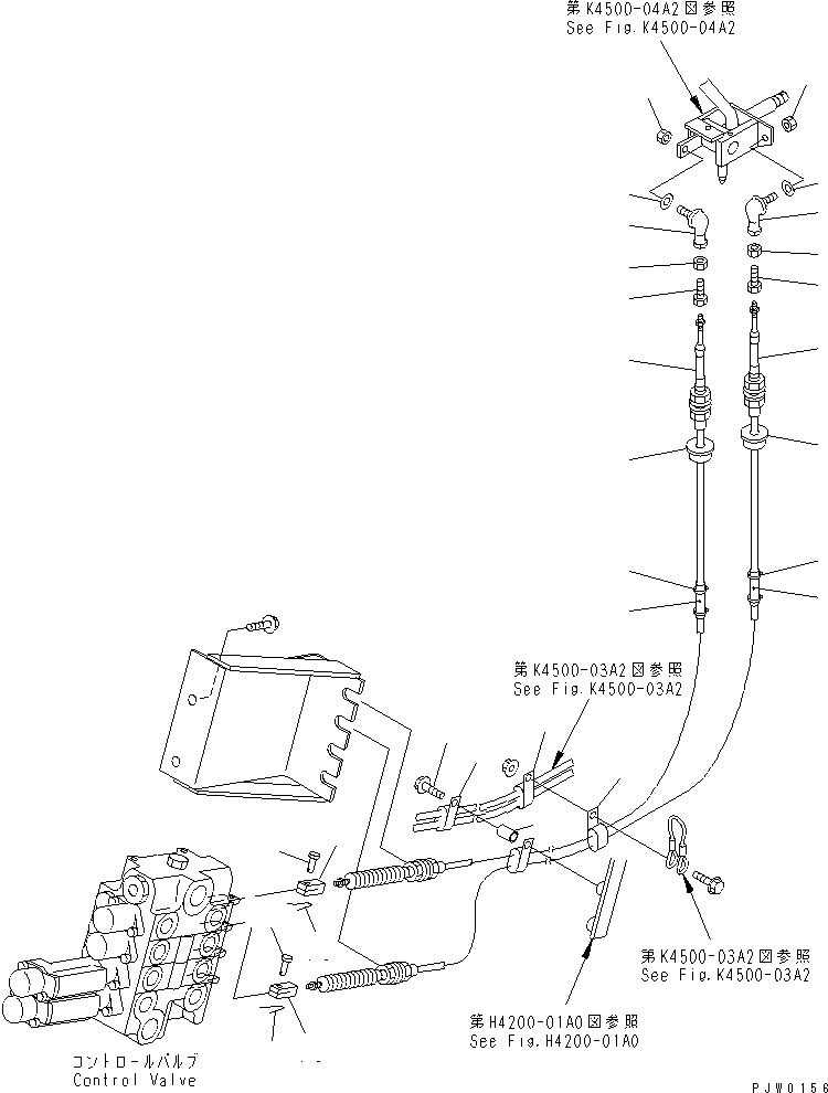 Схема запчастей Komatsu WA250-3-SN - УПРАВЛЕНИЕ ПОГРУЗКОЙ (УПРАВЛ. НАВЕСН. ОБОРУД. МЕХАНИЗМ) (С 4-Х СЕКЦИОНН. УПРАВЛ-ЕКЛАПАН ) КАБИНА ОПЕРАТОРА И СИСТЕМА УПРАВЛЕНИЯ