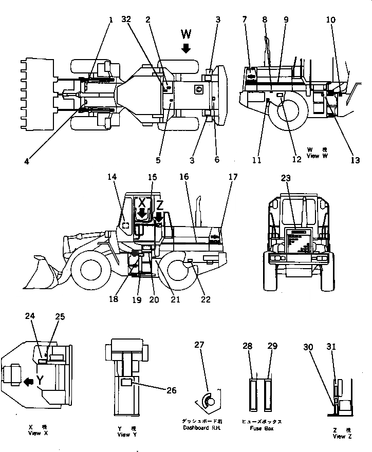 Схема запчастей Komatsu WA250-1 - МАРКИРОВКА (ФРАНЦИЯ) (С МОНИТОРОМ ТИП) МАРКИРОВКА¤ ИНСТРУМЕНТ И РЕМКОМПЛЕКТЫ
