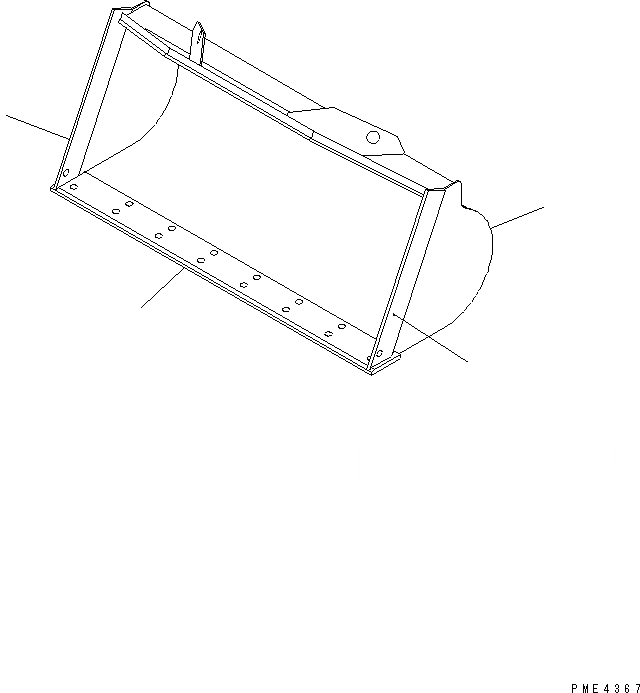 Схема запчастей Komatsu WA250-3 - КОВШ КАТАЛОГИ ЗЧ