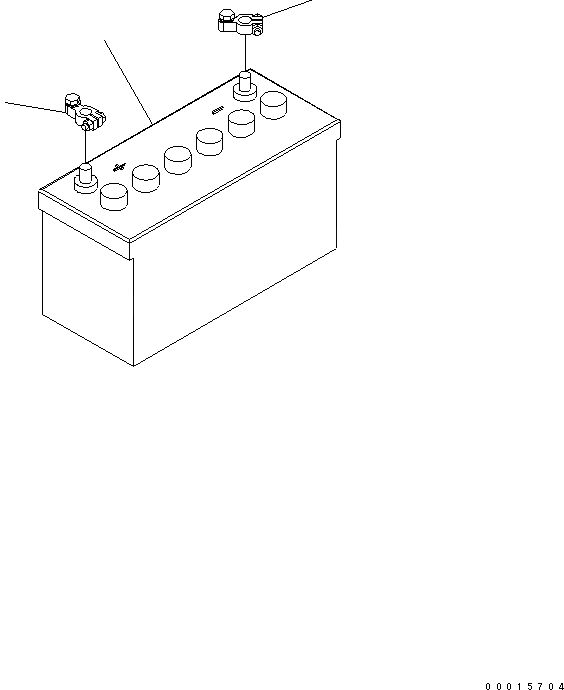 Схема запчастей Komatsu WA250-5 - АККУМУЛЯТОР ЭЛЕКТРИКА