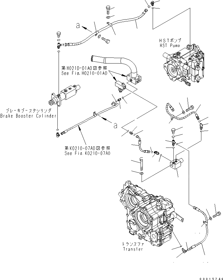 Схема запчастей Komatsu WA250-5 - INCHING УПРАВЛ-Е КАБИНА ОПЕРАТОРА И СИСТЕМА УПРАВЛЕНИЯ