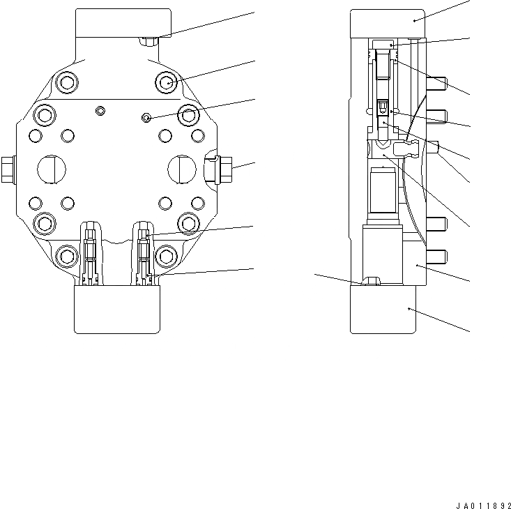 Схема запчастей Komatsu WA250-5 - МОТОР (С ORIFICE) (/7)(№78-) ОСНОВН. КОМПОНЕНТЫ И РЕМКОМПЛЕКТЫ