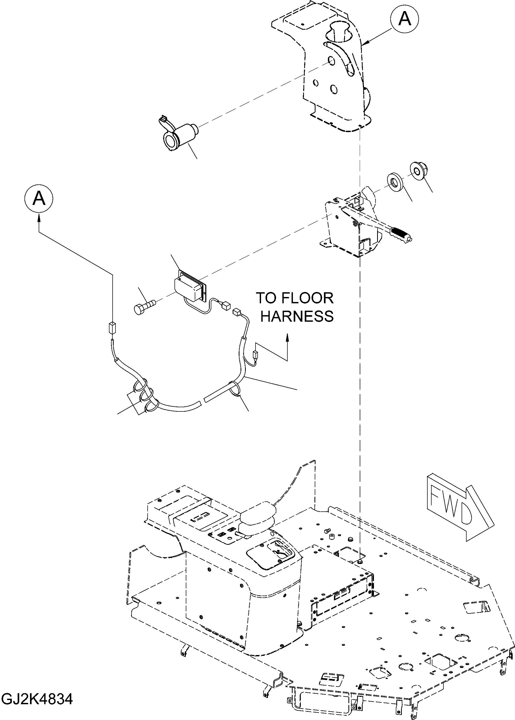 Схема запчастей Komatsu WA250-5 - 12В КОНВЕРТЕР (ОПЦ.) E ЭЛЕКТРИКА
