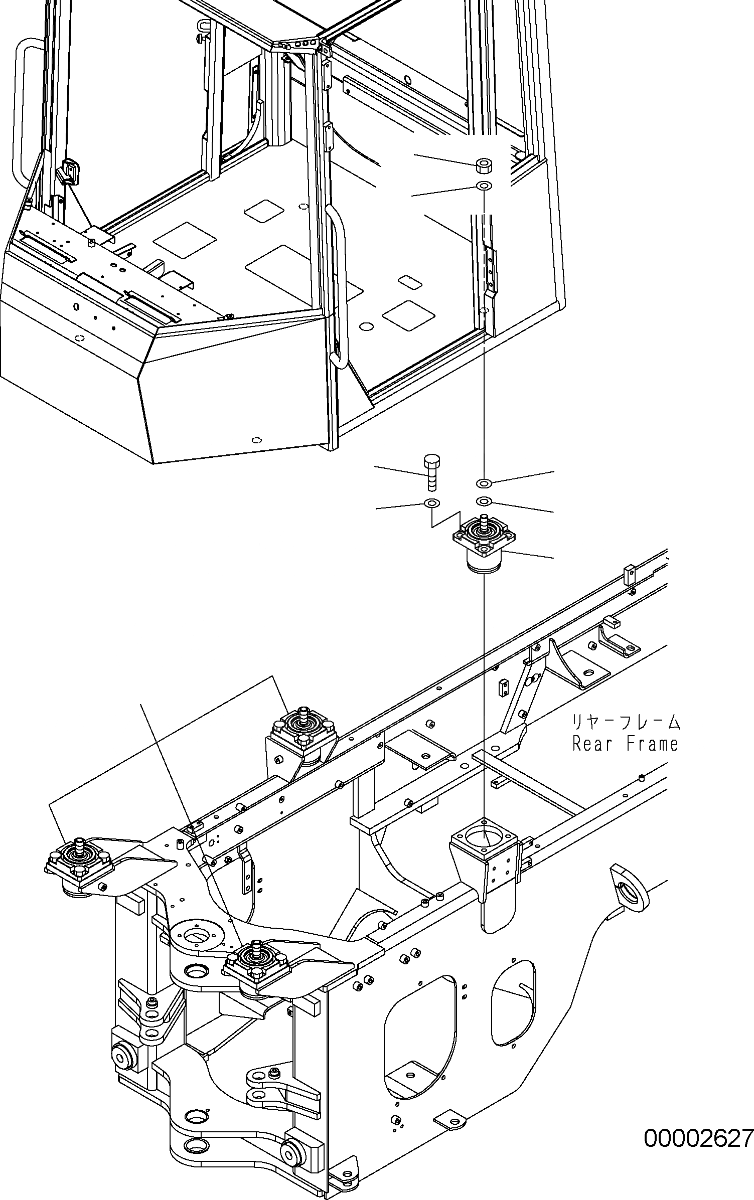 Схема запчастей Komatsu WA250-5 - ПОЛ СУППОРТ K OPERATORґS ОБСТАНОВКА И СИСТЕМА УПРАВЛЕНИЯ