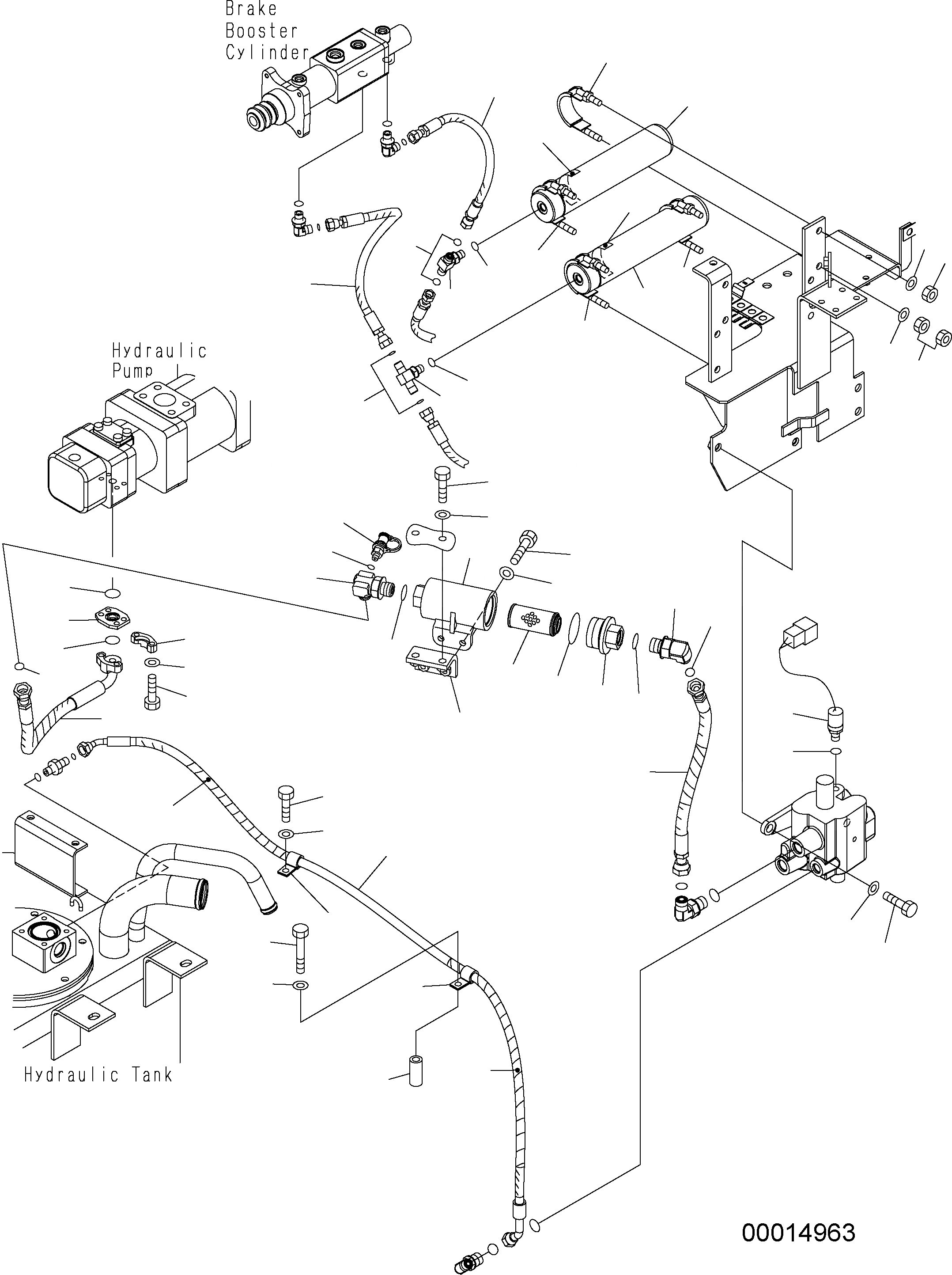 Схема запчастей Komatsu WA250-5 - УПРАВЛ-Е ТОРМОЗОМ(ACUUMLATOR) K OPERATORґS ОБСТАНОВКА И СИСТЕМА УПРАВЛЕНИЯ