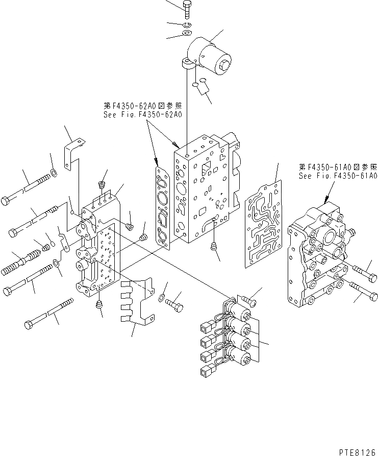 Схема запчастей Komatsu WA250L-3 - КЛАПАН УПРАВЛЕНИЯ ТРАНСМИССИЕЙ (/) (СОЛЕНОИДНЫЙ КЛАПАН)(№-(777)) СИЛОВАЯ ПЕРЕДАЧА