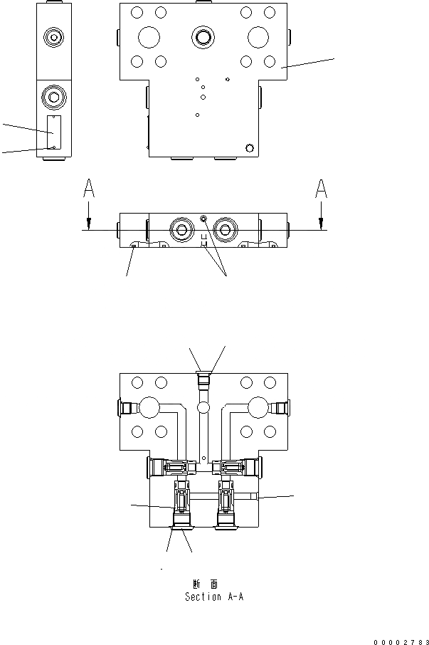 Схема запчастей Komatsu WA250PTL-5 - КЛАПАН (/) ОСНОВН. КОМПОНЕНТЫ И РЕМКОМПЛЕКТЫ