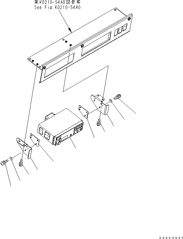 Схема запчастей Komatsu WA250PT-5 - РАДИО (AM¤ FM) КАБИНА ОПЕРАТОРА И СИСТЕМА УПРАВЛЕНИЯ