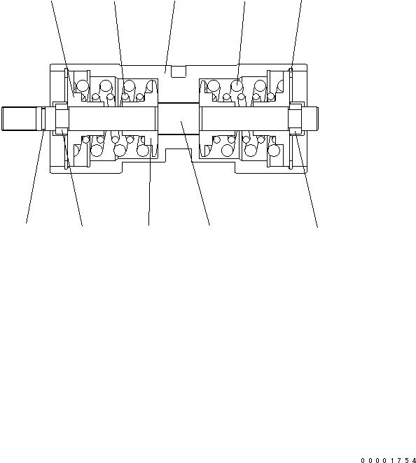 Схема запчастей Komatsu WA250PZ-6 - HST НАСОС (/)(№7-) ОСНОВН. КОМПОНЕНТЫ И РЕМКОМПЛЕКТЫ