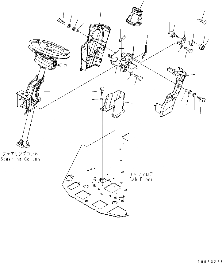 Схема запчастей Komatsu WA250PZ-6 - ГИДРОЛИНИЯ (СТРЕЛА KAISEI ЛИНИЯ)(№7-) ГИДРАВЛИКА