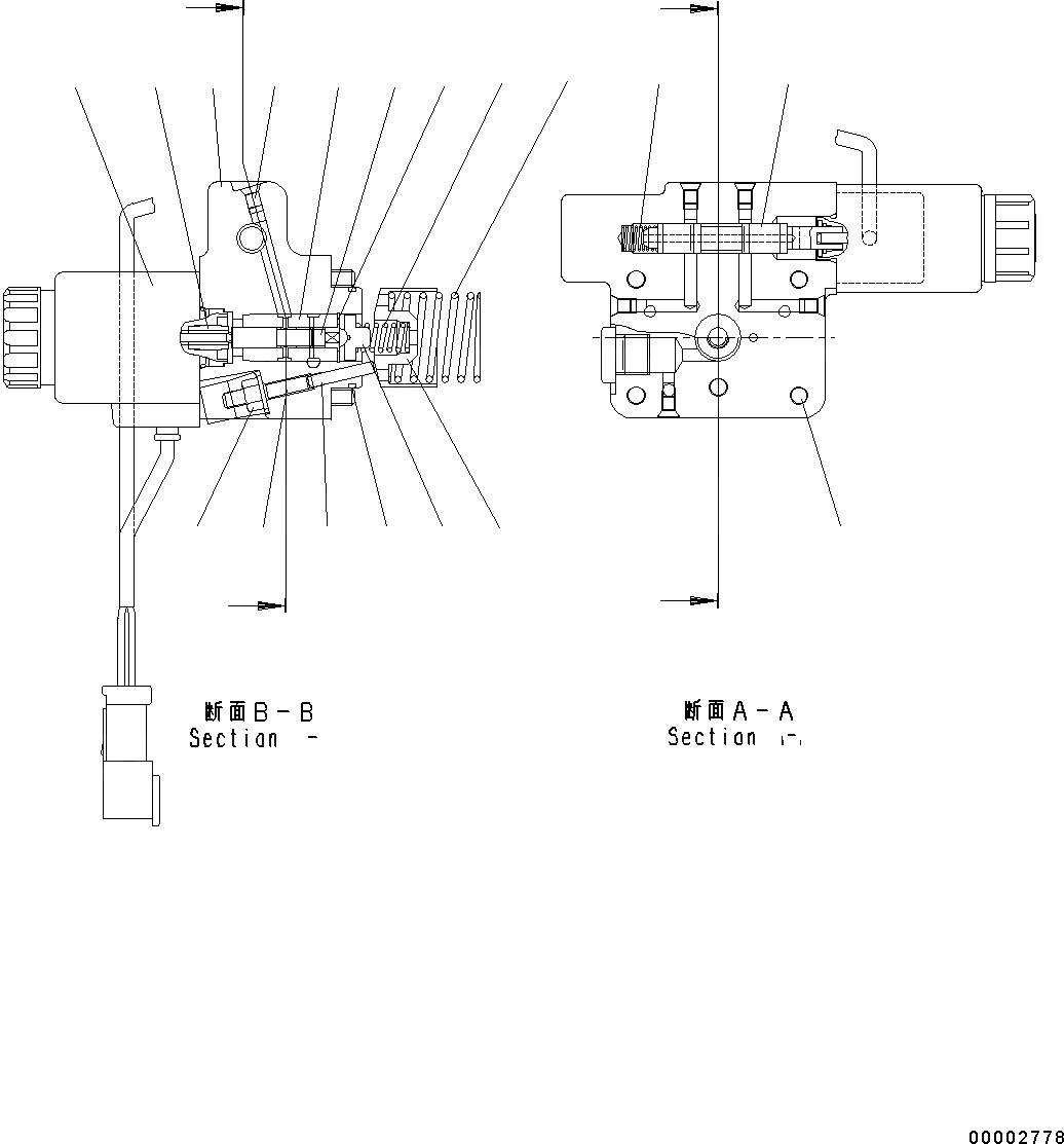 Схема запчастей Komatsu WA250PZ-6 - HYDROSTATIC ТРАНСМИССИЯ (HST) (ВНУТР. ЧАСТИ) (МОТОР ) (КМ/Ч) (/7) F POWER TRANSMITTING СИСТЕМА