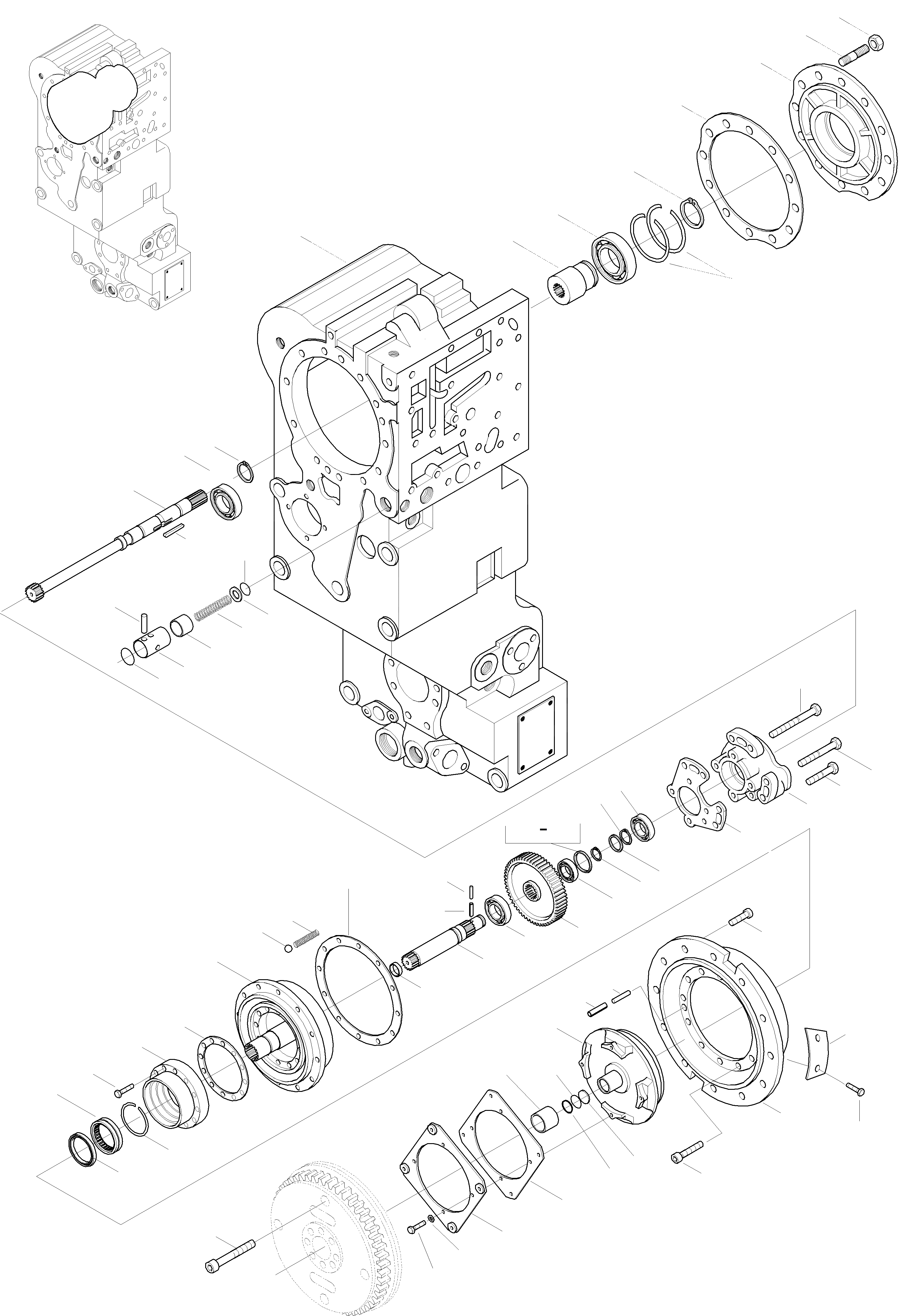 Схема запчастей Komatsu WA270-3 active - CONVERTER ТРАНСМИССИЯ ТРАНСМИССИЯ, КРЕСТОВИНА