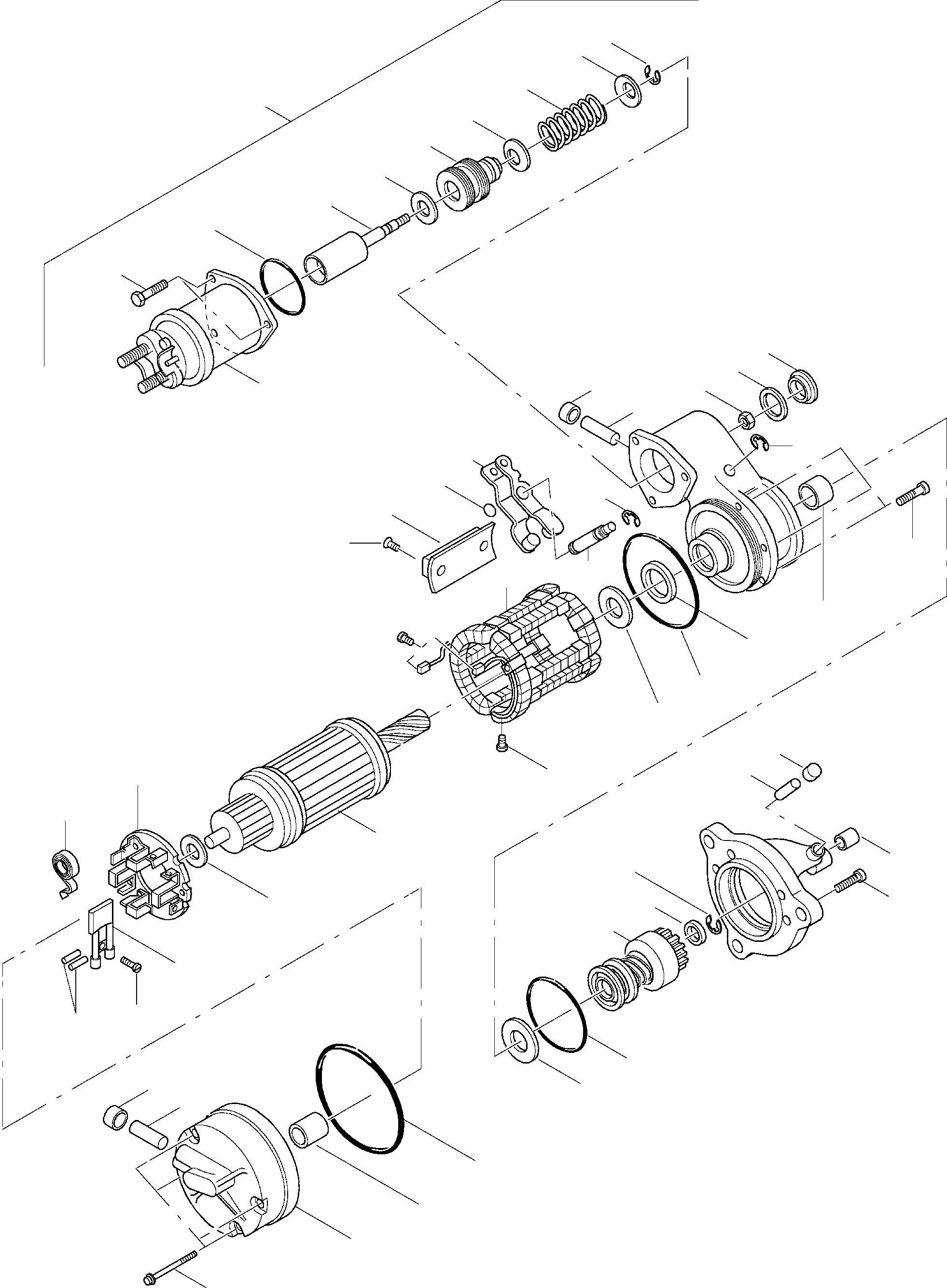 Схема запчастей Komatsu WA270PT-3 active - STARTERМОТОР ЭЛЕКТРИЧ. СИСТЕМА