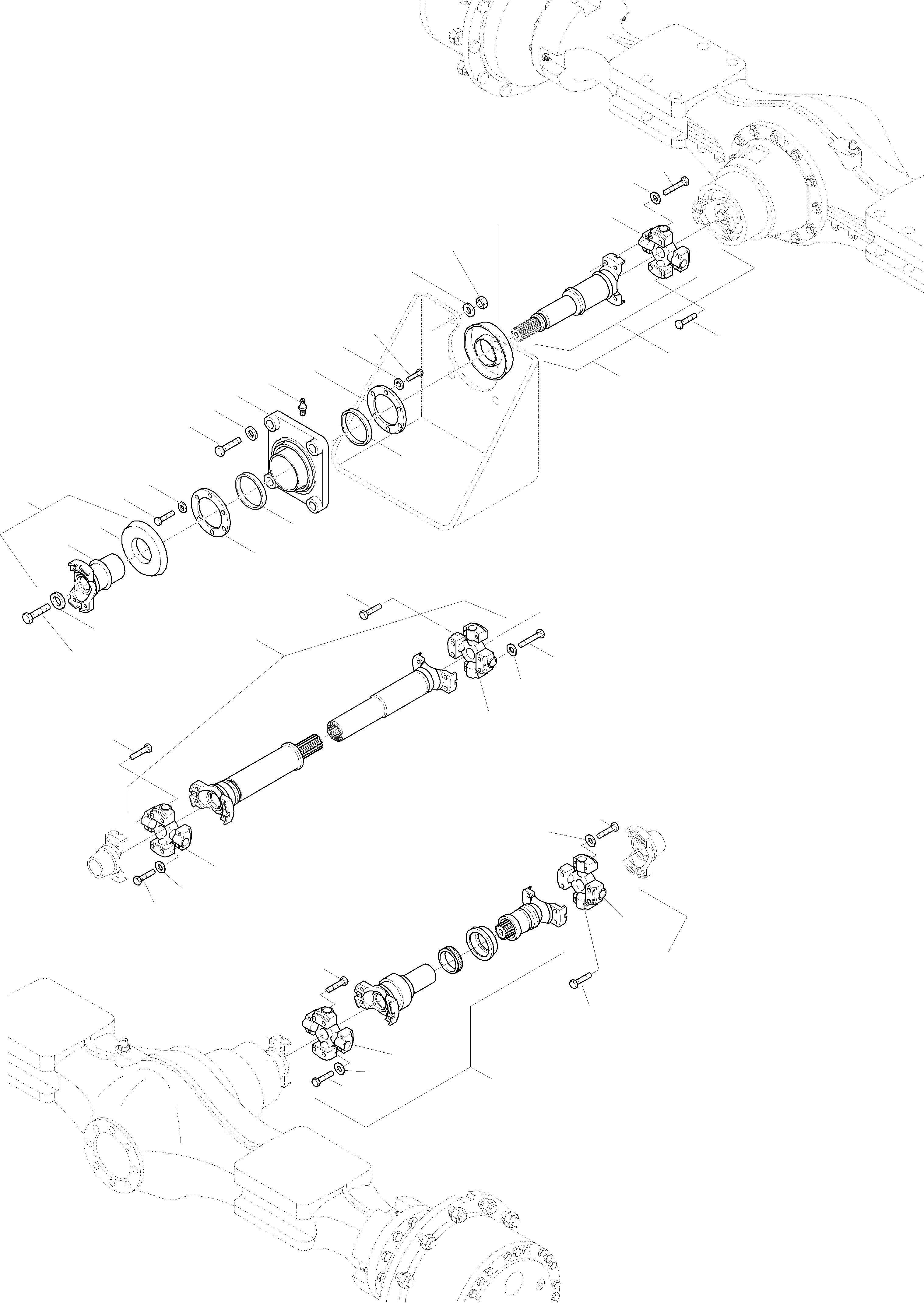 Схема запчастей Komatsu WA270PT-3 active - КРЕСТОВИНА ТРАНСМИССИЯ, КРЕСТОВИНА