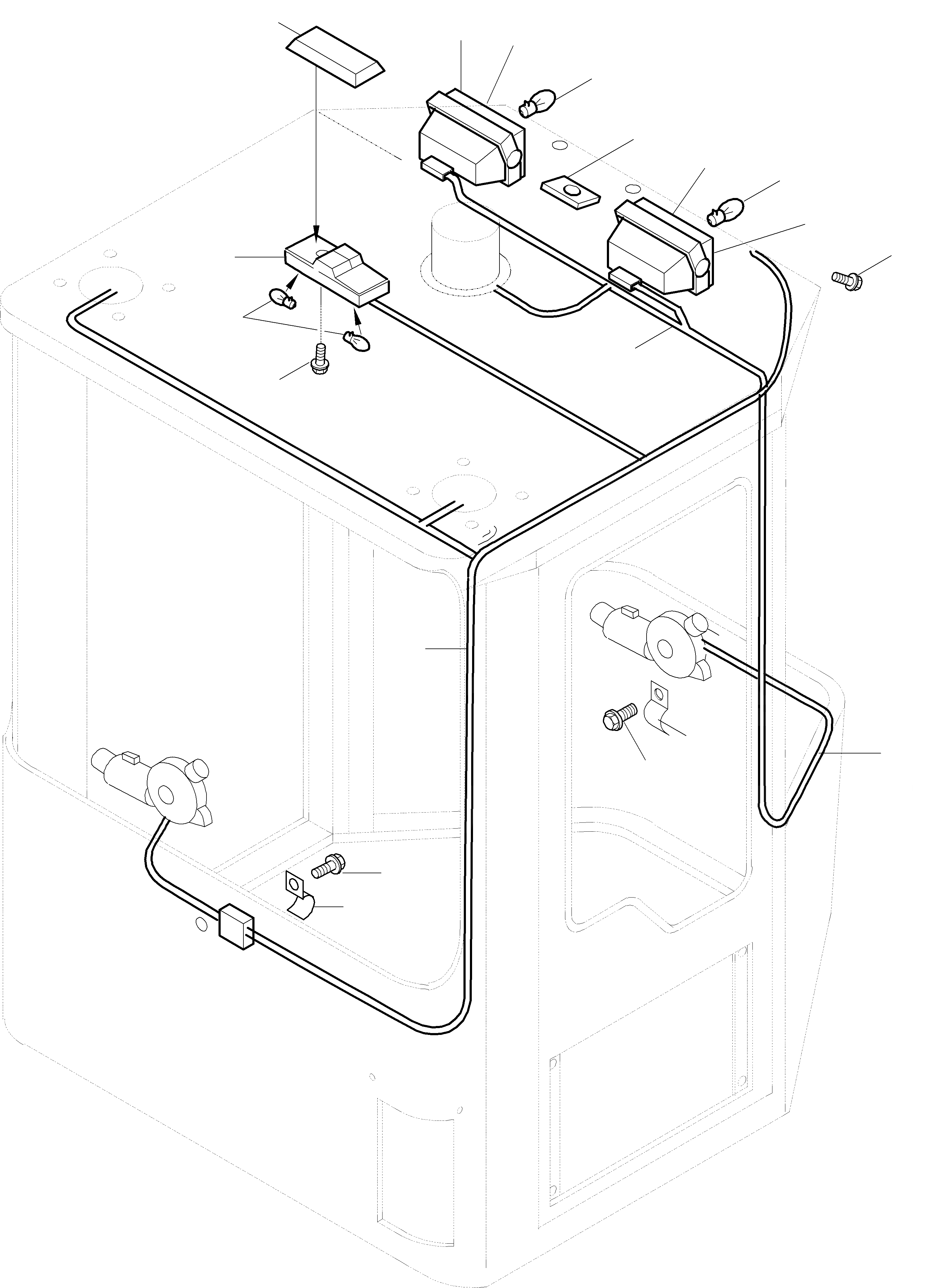 Схема запчастей Komatsu WA270PT-3 active - ЭЛЕКТРИЧ. СИСТЕМА, БЕЗОПАСН. КАБИНА ЭЛЕКТРИЧ. СИСТЕМА