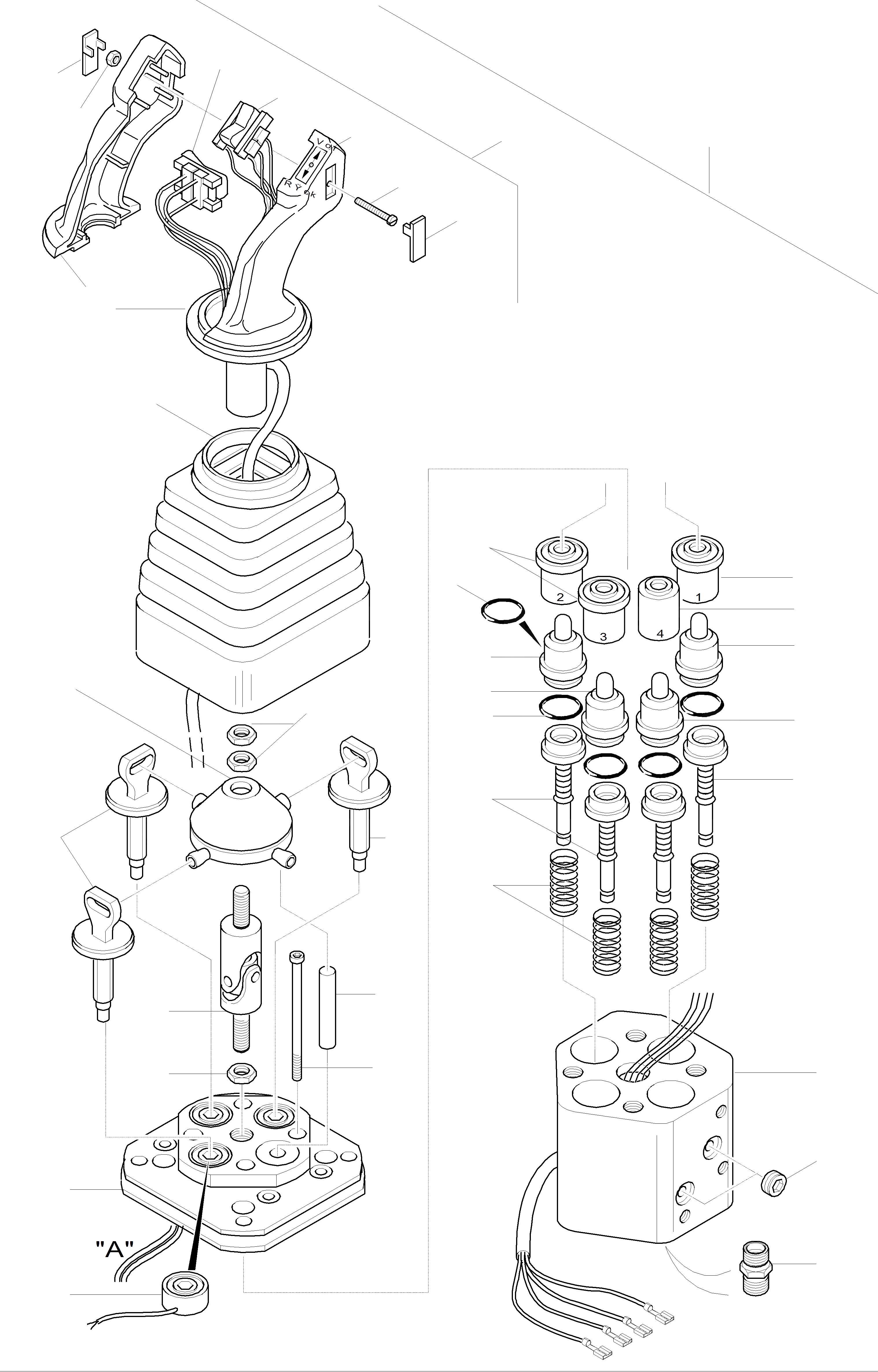 Схема запчастей Komatsu WA270PT-3 active - УДАЛЕНН. УПРАВЛЯЮЩ. КЛАПАН, TWO WAYS УДАЛЕНН. УПРАВЛЯЮЩ. КЛАПАН, THREE WAYS