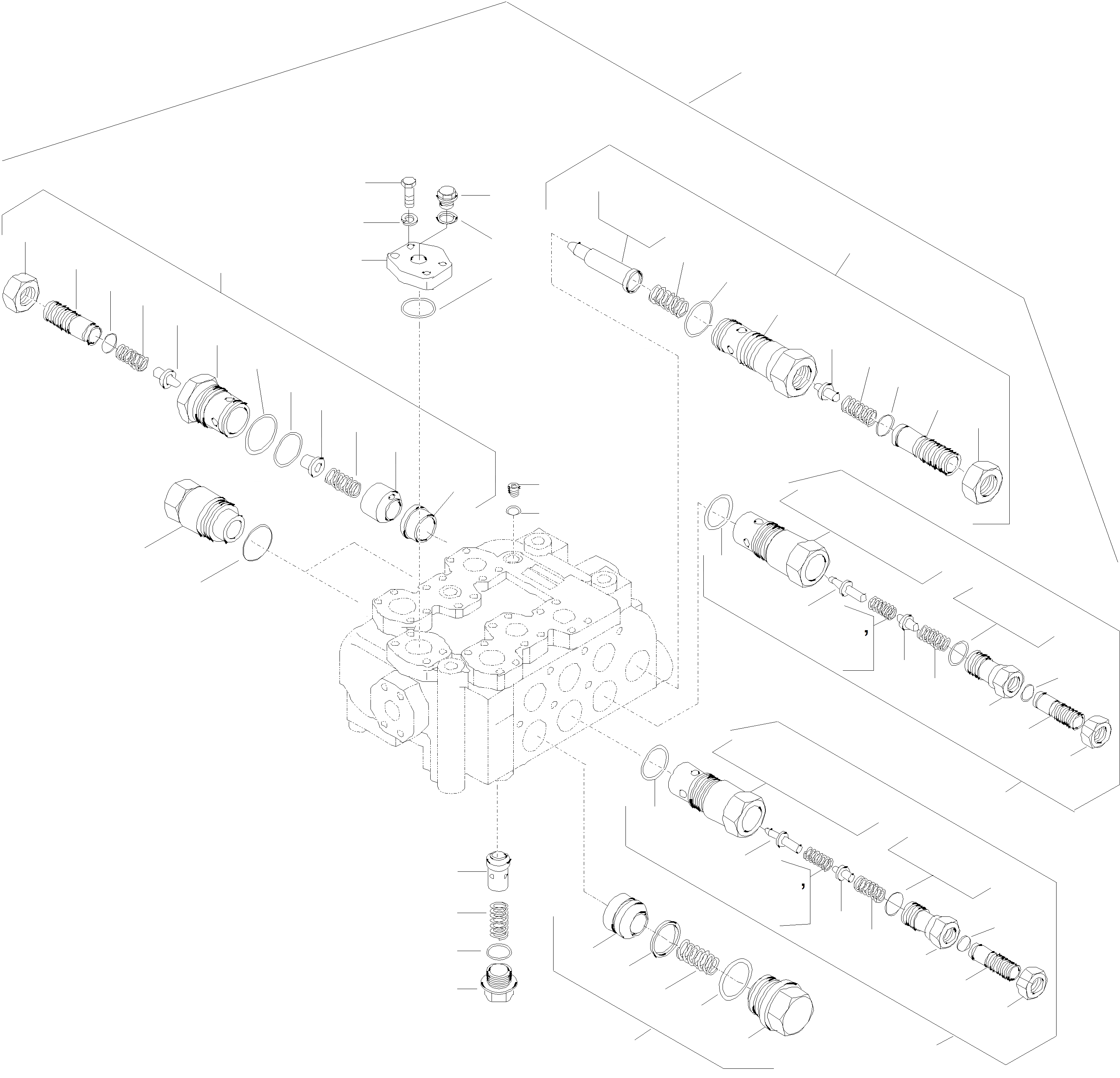 Схема запчастей Komatsu WA270PT-3 active - УПРАВЛЯЮЩ. КЛАПАН, ЧАСТЬ I ГИДРАВЛИКА