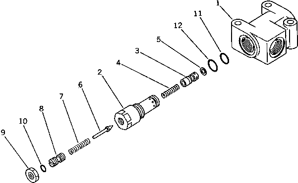 Схема запчастей Komatsu WA30-2 - РУЛЕВ. УПРАВЛЕНИЕ РАЗГРУЗ. КЛАПАН(№-) РУЛЕВ. УПРАВЛЕНИЕ И СИСТЕМА УПРАВЛЕНИЯ