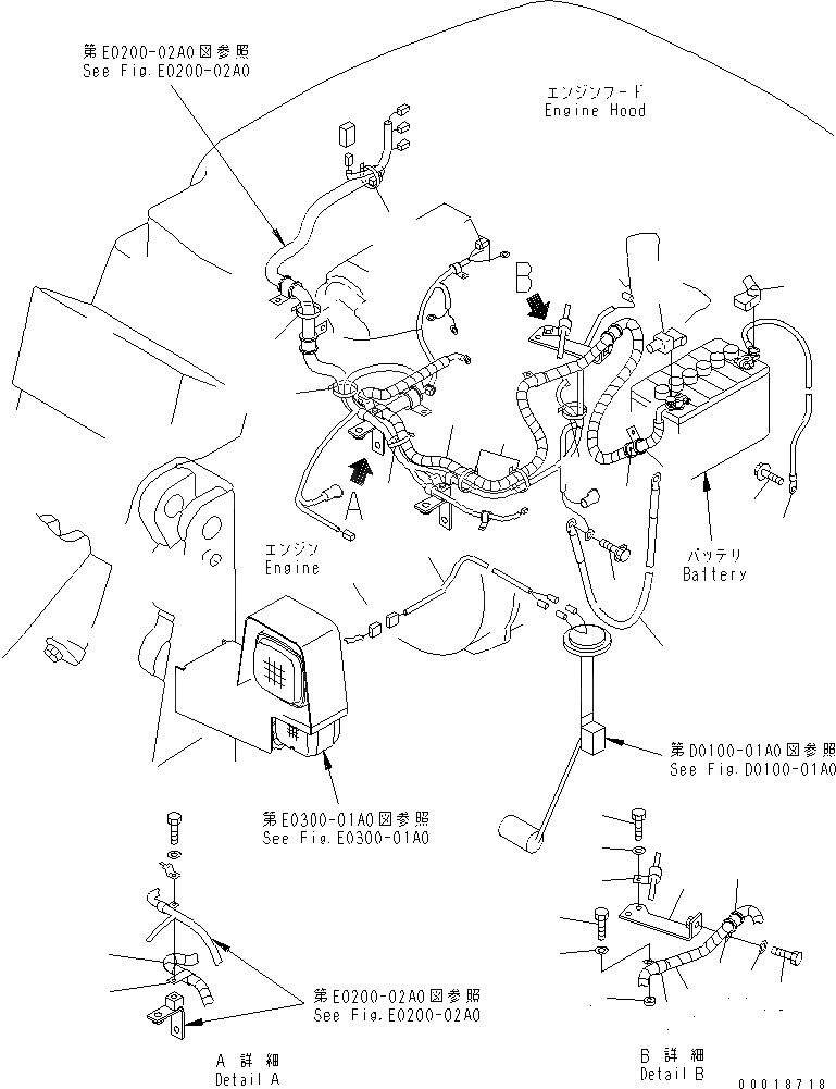 Схема запчастей Komatsu WA30-5-CB - ЭЛЕКТРИКА (ОСНОВН. ЛИНИЯ) (/) ЭЛЕКТРИКА